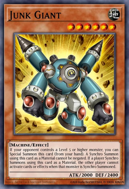 Junk Giant, Premium Gold: Return of the Bling PGL2-EN001