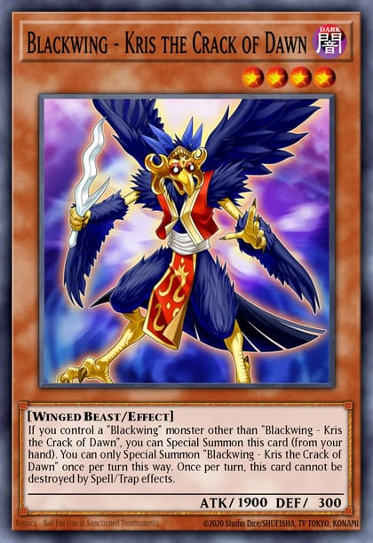 Blackwing - Kris the Crack of Dawn, Premium Gold: Return of the Bling PGL2-EN006
