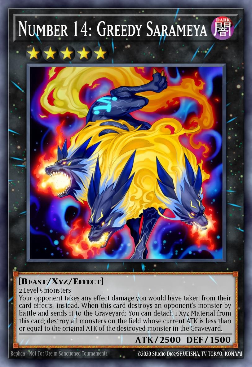 Number 14: Greedy Sarameya, Premium Gold: Return of the Bling PGL2-EN017