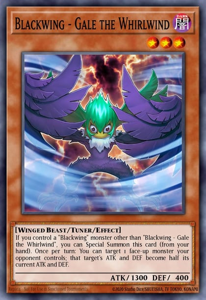 Blackwing - Gale the Whirlwind, Premium Gold: Return of the Bling PGL2-EN073