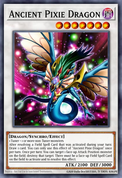 Ancient Pixie Dragon, Premium Gold PGLD-EN006