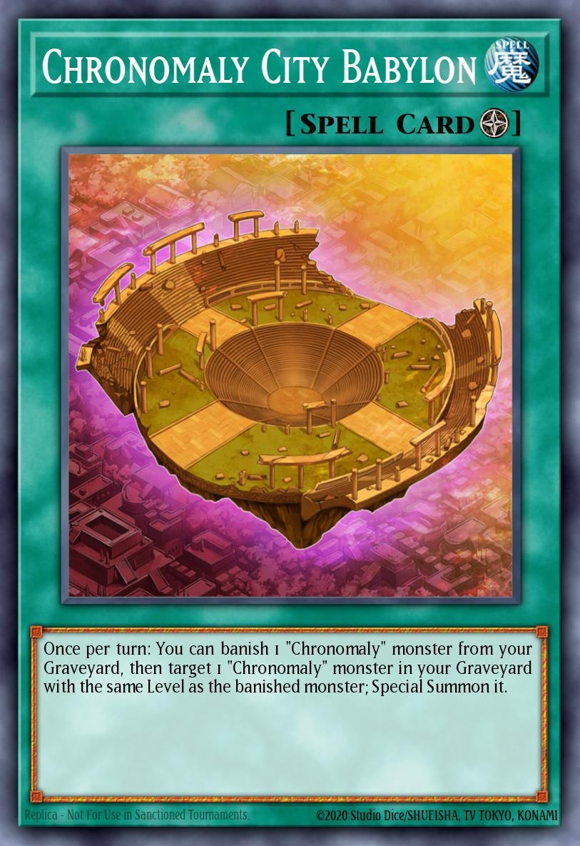 Chronomaly City Babylon, Premium Gold PGLD-EN008