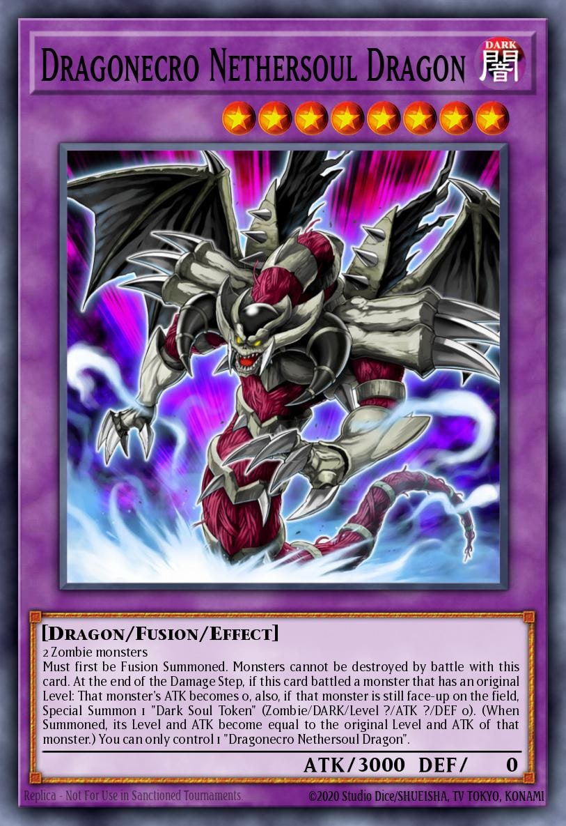 Dragonecro Nethersoul Dragon, Premium Gold PGLD-EN015