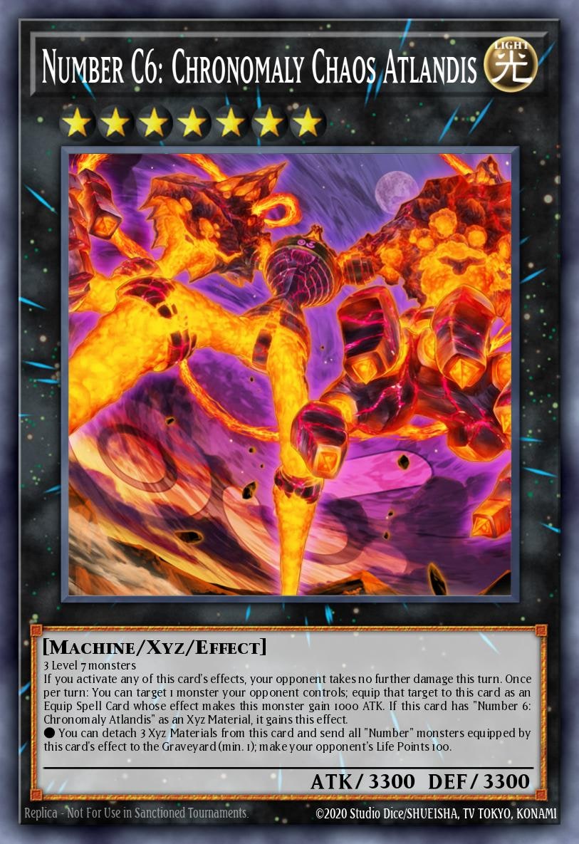 Number C6: Chronomaly Chaos Atlandis, Premium Gold PGLD-EN018