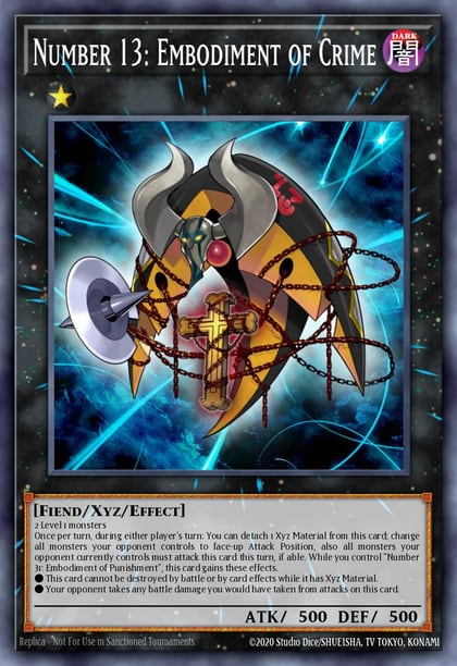 Number 13: Embodiment of Crime, Premium Gold PGLD-EN023