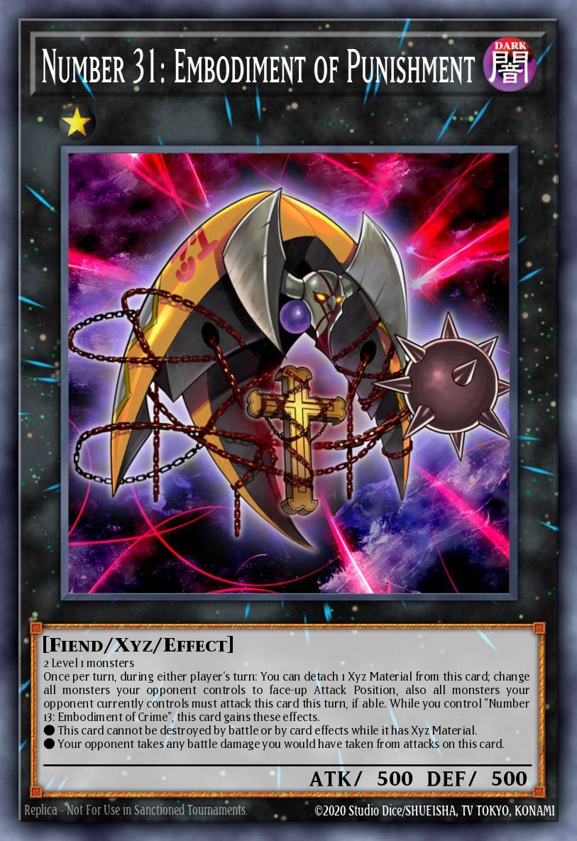 Number 31: Embodiment of Punishment, Premium Gold PGLD-EN024