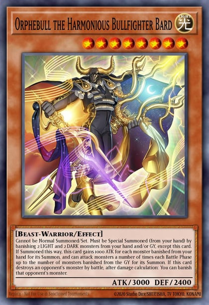 Orphebull the Harmonious Bullfighter Bard, Photon Hypernova PHHY-EN082