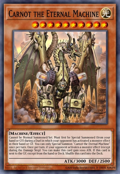 Carnot the Eternal Machine (Quarter Century Secret Rare), Phantom Nightmare PHNI-EN024