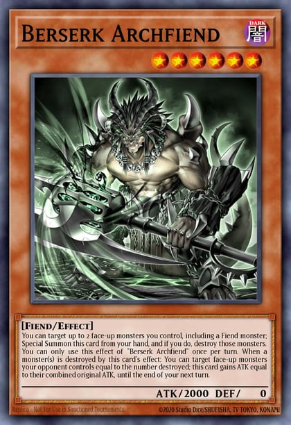 Berserk Archfiend, Phantom Nightmare PHNI-EN027
