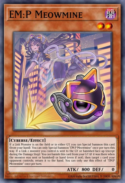EM:P Meowmine (Quarter Century Secret Rare), Phantom Nightmare PHNI-EN032