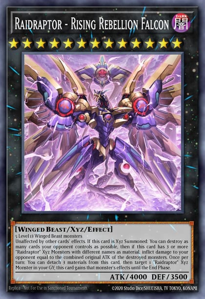 Raidraptor - Rising Rebellion Falcon, Phantom Nightmare PHNI-EN045