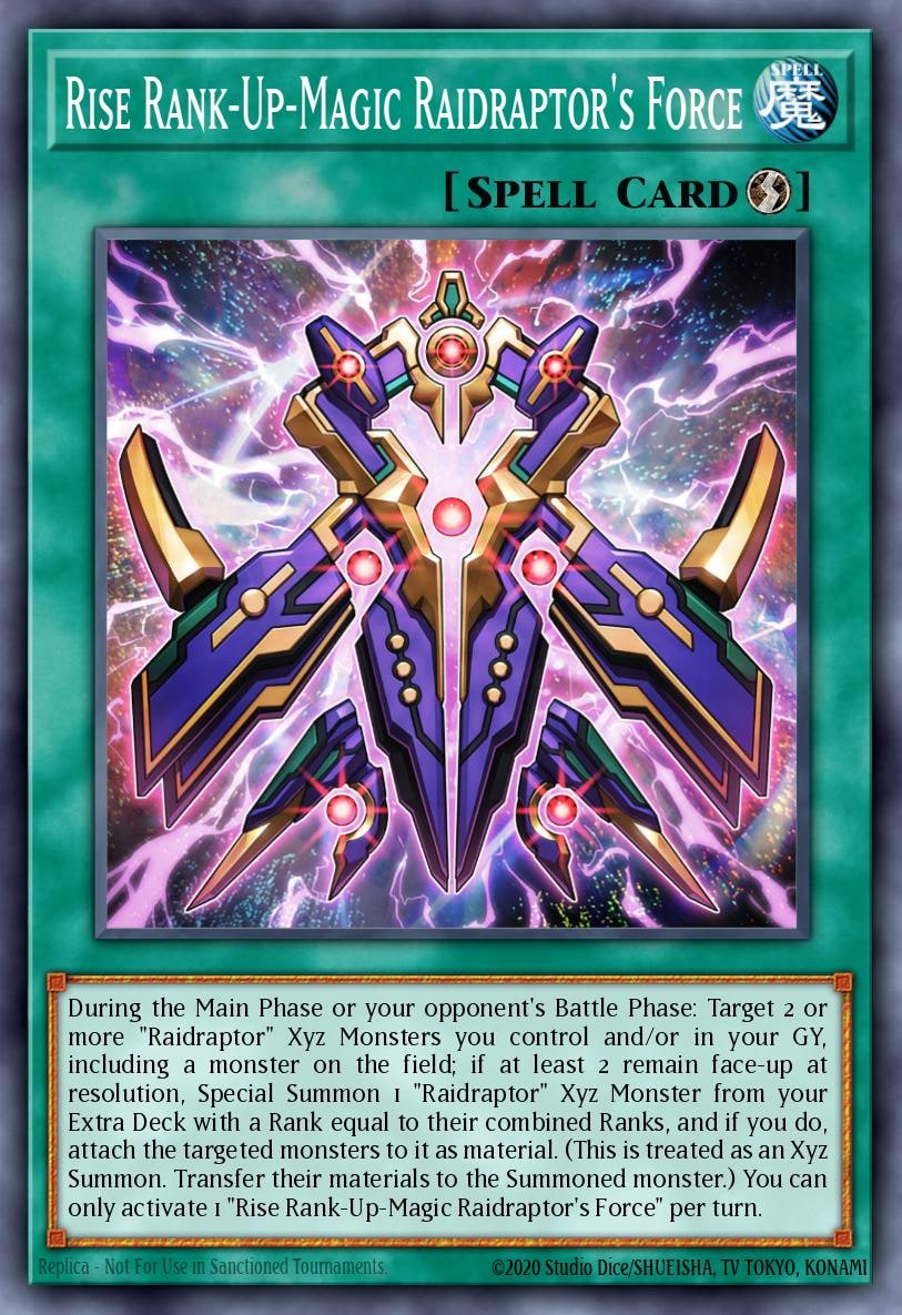 Rise Rank-Up-Magic Raidraptor's Force, Phantom Nightmare PHNI-EN056