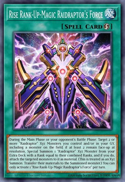Rise Rank-Up-Magic Raidraptor's Force, Phantom Nightmare PHNI-EN056
