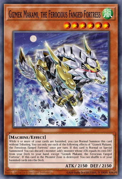 Gizmek Makami, the Ferocious Fanged Fortress, Phantom Rage PHRA-EN022