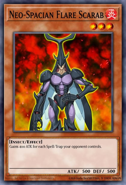 Neo-Spacian Flare Scarab, Power of the Duelist POTD-EN004