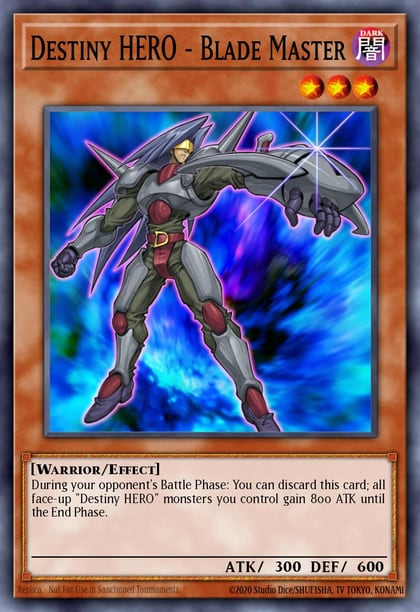Destiny Hero - Blade Master, Power of the Duelist POTD-EN015
