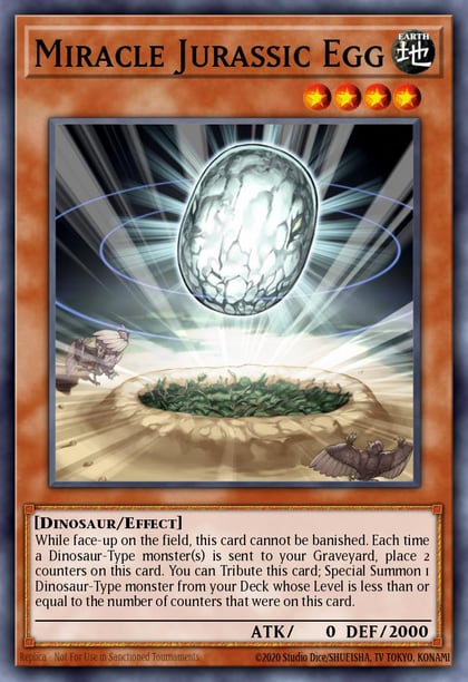 Miracle Jurassic Egg, Power of the Duelist POTD-EN021