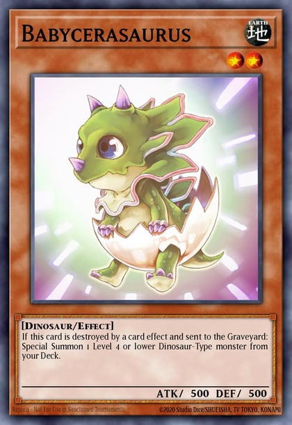 Babycerasaurus, Power of the Duelist POTD-EN022