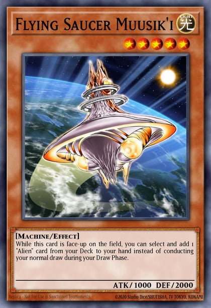 Flying Saucer Muusik'i, Power of the Duelist POTD-EN030