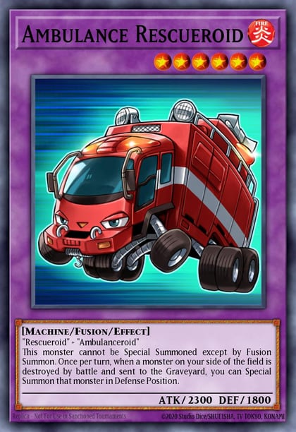 Ambulance Rescueroid, Power of the Duelist POTD-EN035