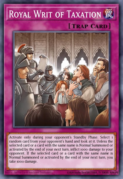 Royal Writ of Taxation, Power of the Duelist POTD-EN054