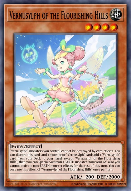 Vernusylph of the Flourishing Hills, Power of the Elements POTE-EN016