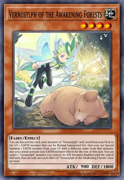 Vernusylph of the Awakening Forests, Power of the Elements POTE-EN017