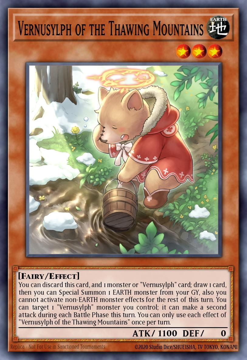 Vernusylph of the Thawing Mountains, Power of the Elements POTE-EN019