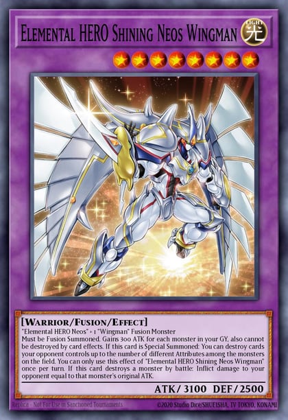 Elemental HERO Shining Neos Wingman, Power of the Elements POTE-EN041