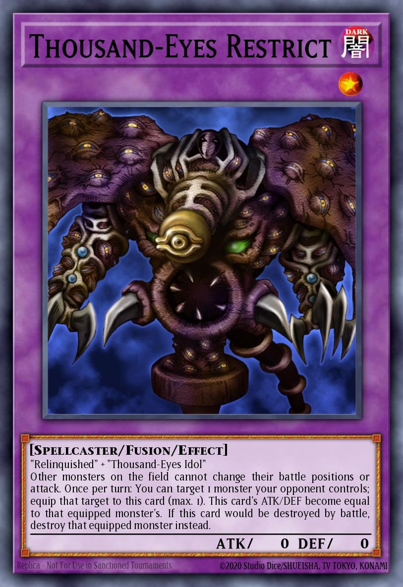 Thousand-Eyes Restrict, Pharaoh's Servant PSV-084
