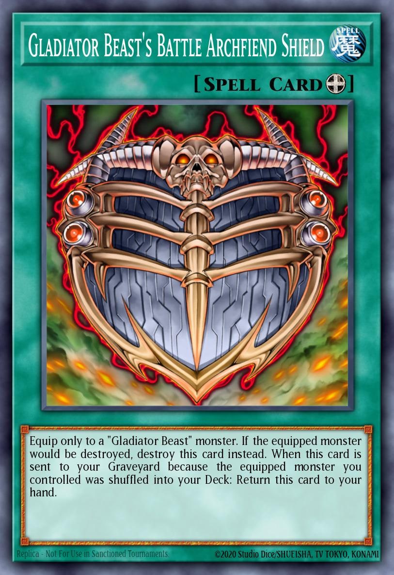 Gladiator Beast's Battle Archfiend Shield, Phantom Darkness PTDN-EN060