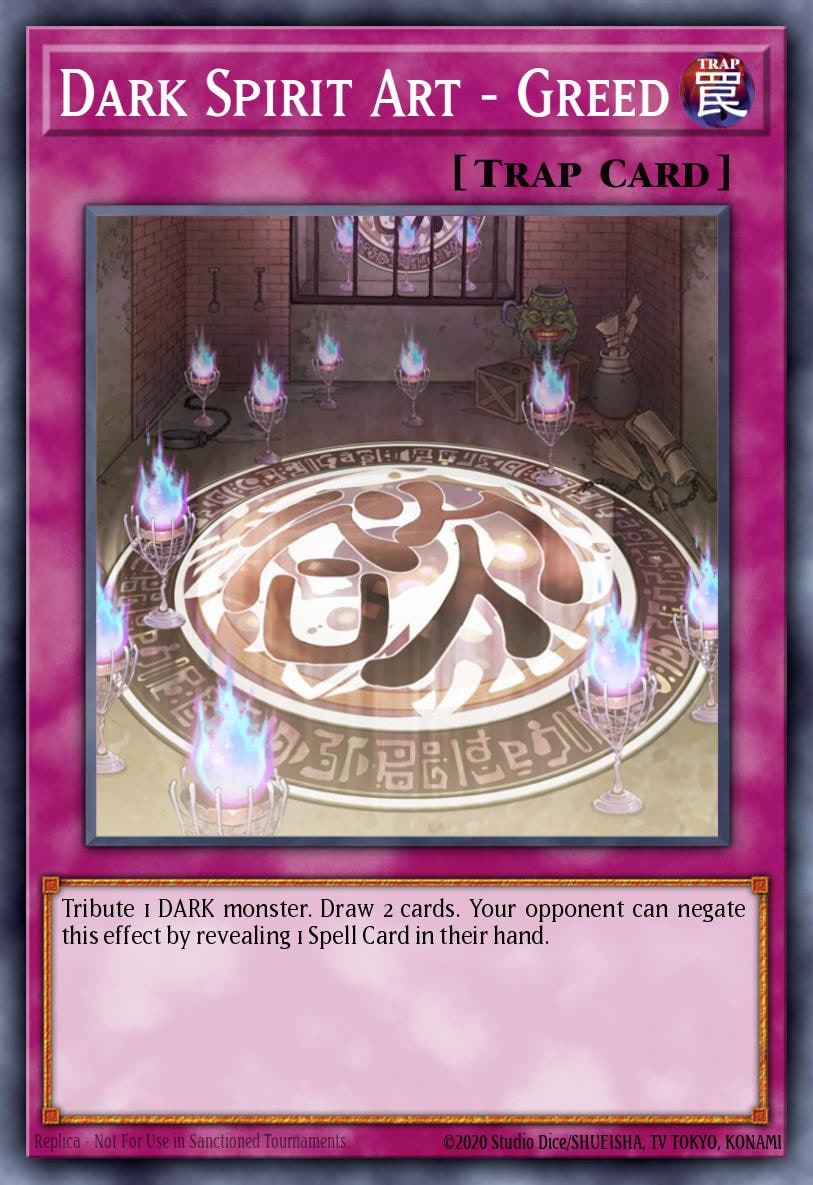 Dark Spirit Art - Greed, Phantom Darkness PTDN-EN070