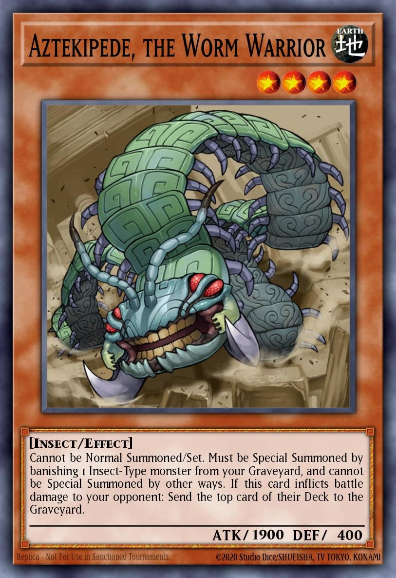 Aztekipede, the Worm Warrior, Phantom Darkness PTDN-EN089