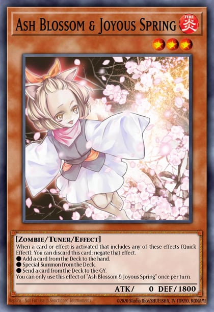 Ash Blossom & Joyous Spring, 25th Anniversary Rarity Collection RA01-EN008
