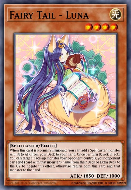 Fairy Tail - Luna (Platinum Secret Rare), 25th Anniversary Rarity Collection RA01-EN009