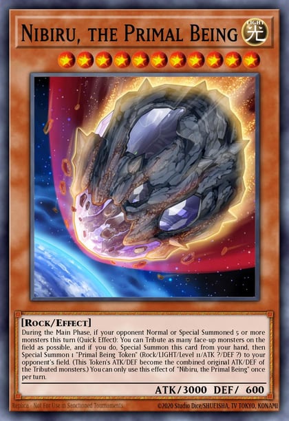 Nibiru, the Primal Being (Secret Rare), 25th Anniversary Rarity Collection RA01-EN015
