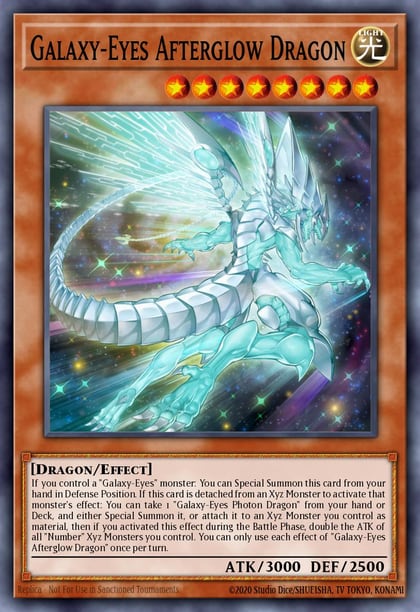 Galaxy-Eyes Afterglow Dragon (UR), 25th Anniversary Rarity Collection RA01-EN017
