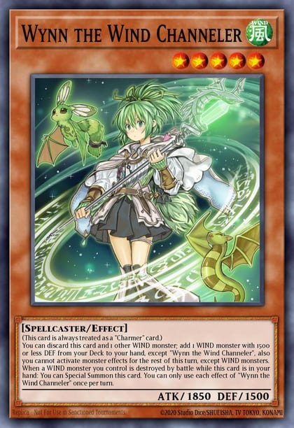 Wynn the Wind Channeler (Quarter Century Secret Rare), 25th Anniversary Rarity Collection RA01-EN018