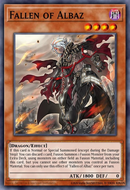 Fallen of Albaz (Platinum Secret Rare), 25th Anniversary Rarity Collection RA01-EN021