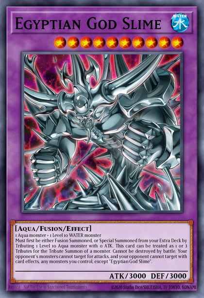 Egyptian God Slime (Secret Rare), 25th Anniversary Rarity Collection RA01-EN029