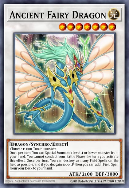 Ancient Fairy Dragon (Secret Rare), 25th Anniversary Rarity Collection RA01-EN030