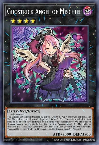 Ghostrick Angel of Mischief (Quarter Century Secret Rare), 25th Anniversary Rarity Collection RA01-EN036