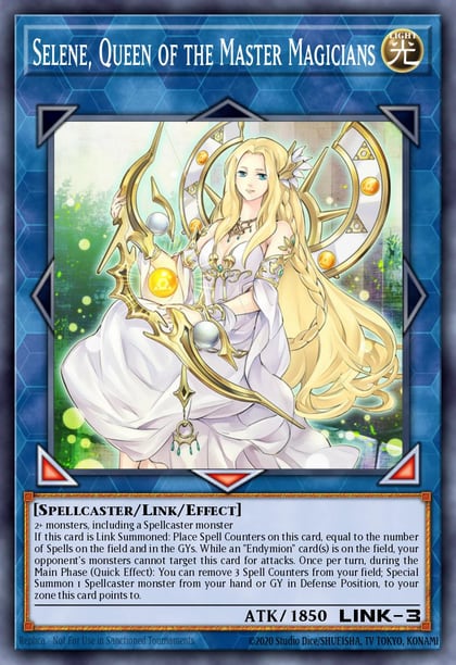 Selene, Queen of the Master Magicians (Secret Rare), 25th Anniversary Rarity Collection RA01-EN047