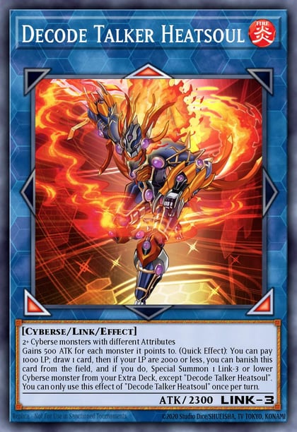 Decode Talker Heatsoul (Quarter Century Secret Rare), 25th Anniversary Rarity Collection RA01-EN048