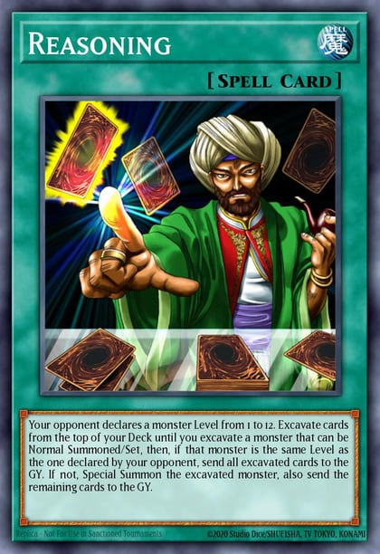 Reasoning (Platinum Secret Rare), 25th Anniversary Rarity Collection RA01-EN052