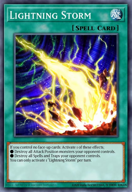 Lightning Storm (Secret Rare), 25th Anniversary Rarity Collection RA01-EN061