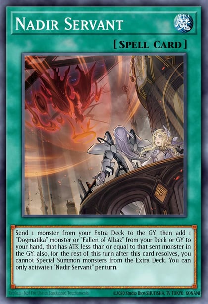 Nadir Servant (Secret Rare), 25th Anniversary Rarity Collection RA01-EN062