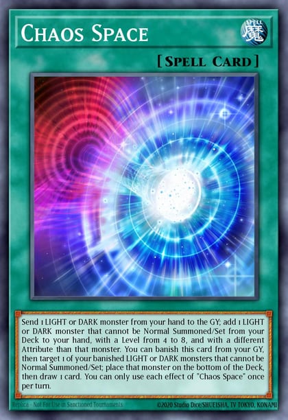 Chaos Space (PCR), 25th Anniversary Rarity Collection RA01-EN065