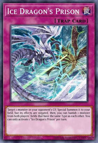 Ice Dragon's Prison (Quarter Century Secret Rare), 25th Anniversary Rarity Collection RA01-EN078