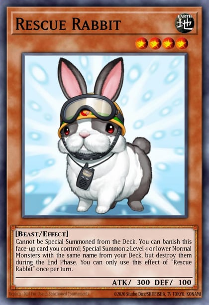 Rescue Rabbit (Quarter Century Secret Rare), 25th Anniversary Rarity Collection II RA02-EN008